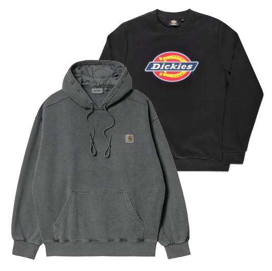 25x CARHARTT DICKIES SWEATSHIRTS/HOODIES