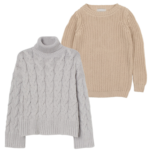 50x CHUNKY WOOL KNITWEAR