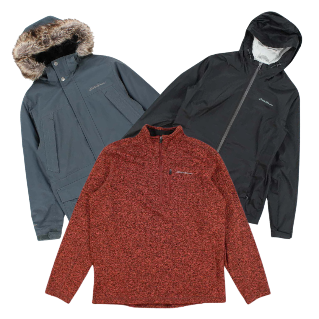 50x EDDIE BAUER JACKET/FLEECE MIX