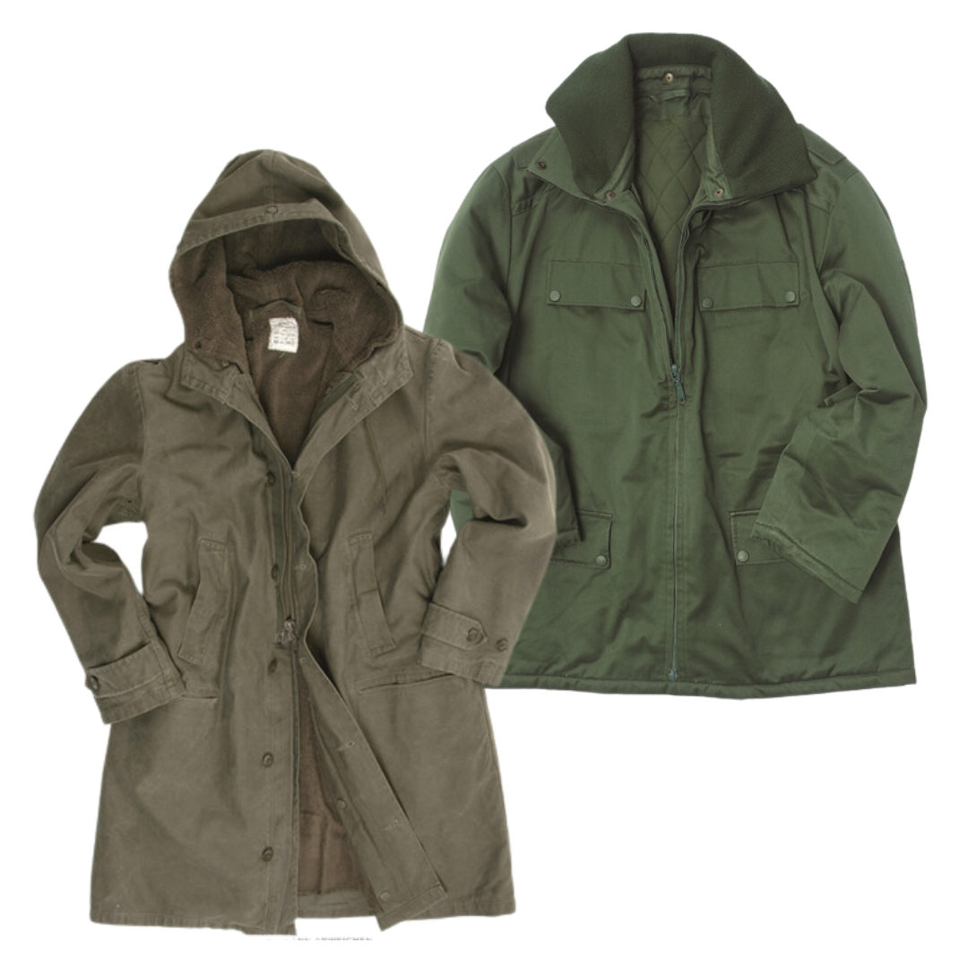 25x chaquetas militares alemanas parka