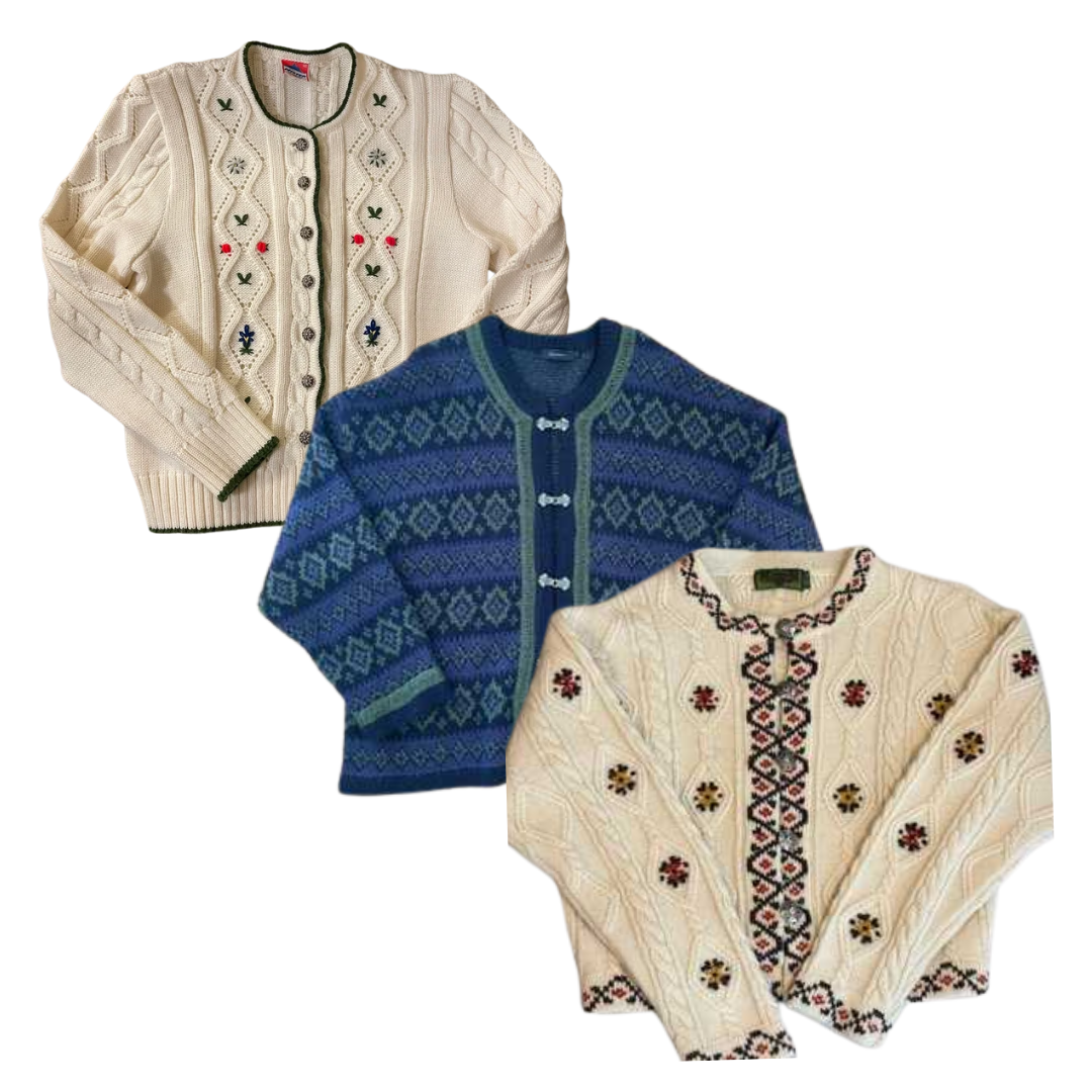 50x TYROLEAN/HARD WOOL SWEATERS