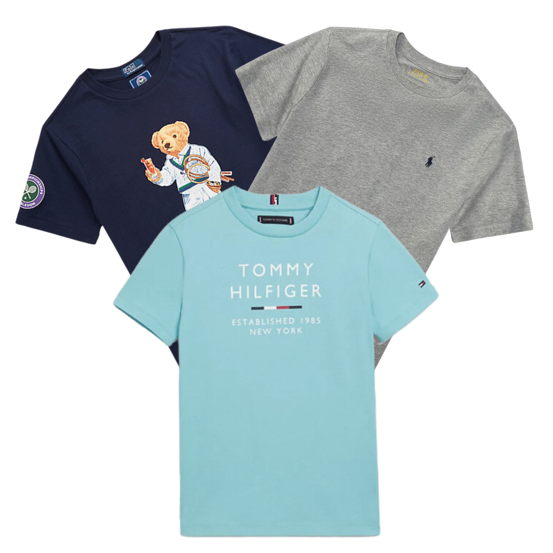 50x KIDS RALPH LAUREN TOMMY HILFIGER T-SHIRTS