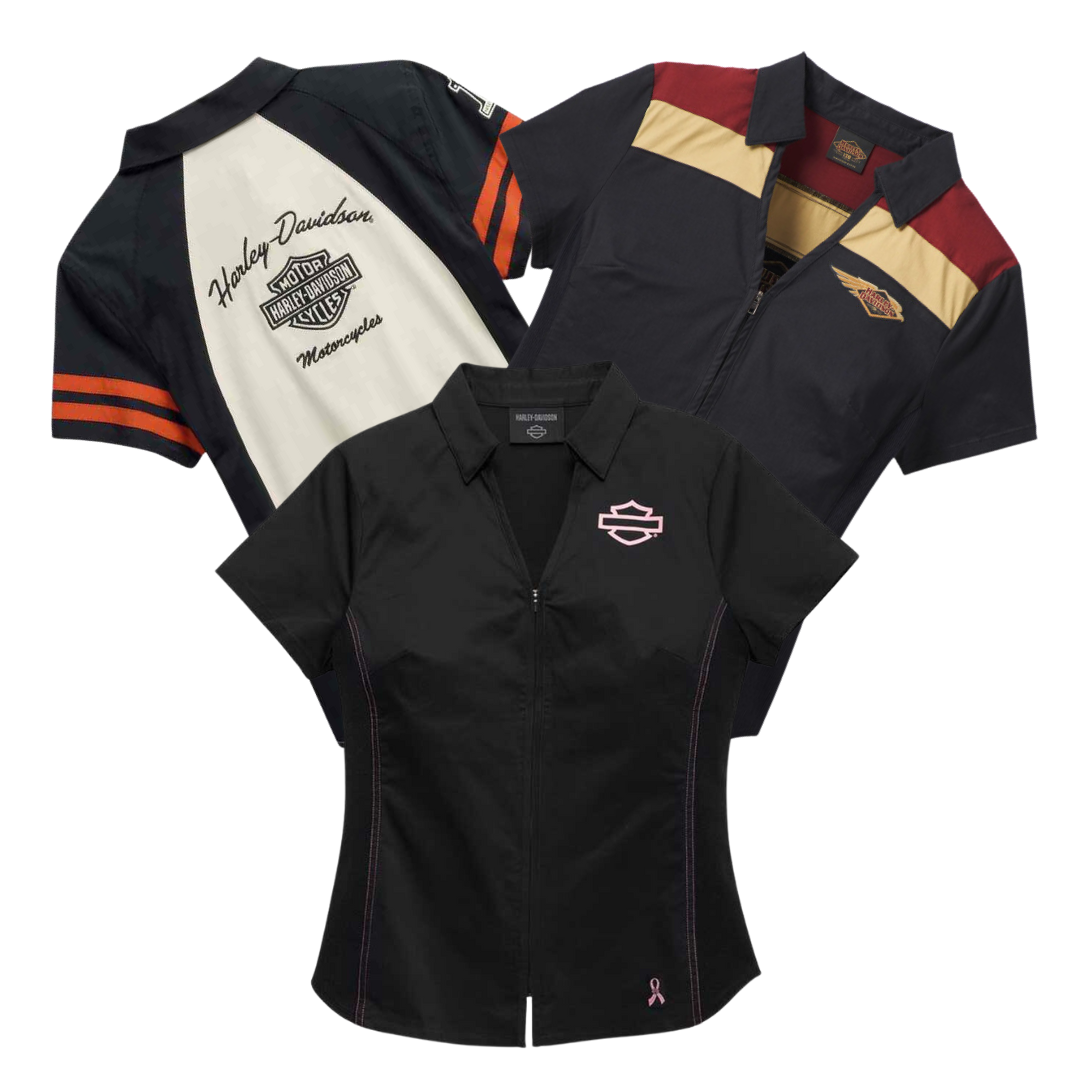 20x CAMISETAS HARLEY DAVIDSON PARA MUJER