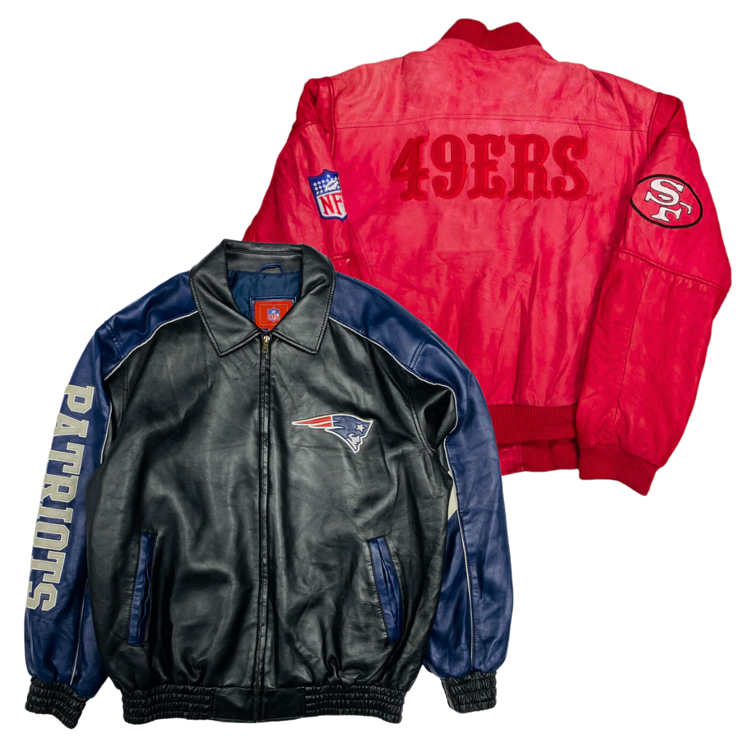 15x CHAQUETAS DE CUERO PRO SPORT VARSITY