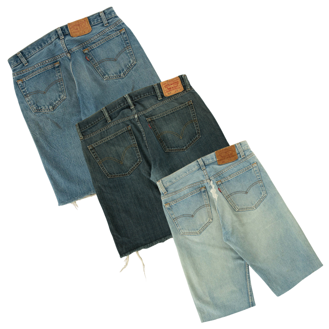 Short En Denim Levi's Homme Taille 32 - Occasion Parfait état | Short Levi's Denim Homme Occasion