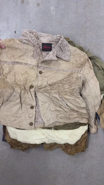 25x UNBRANDED CORDUROY JACKETS