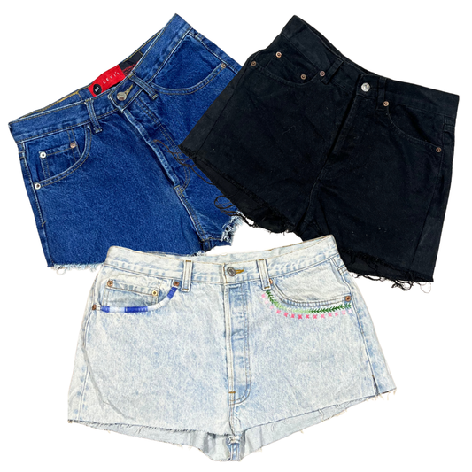 50x LEVI’S 501 MADE IN USA DENIM SHORTS