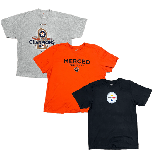 50x BRANDED SPORT COTTON T-SHIRTS