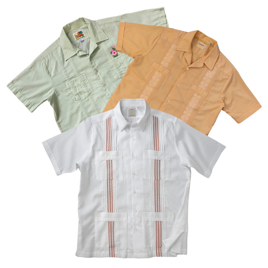 50x CUBAN/PANAMA STIJL SHIRTS