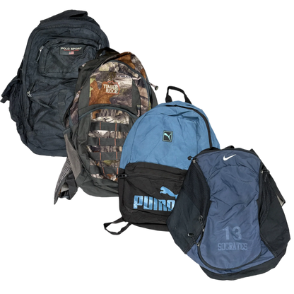 50x BRANDED BACKPACKS/SCHOOL BAGS