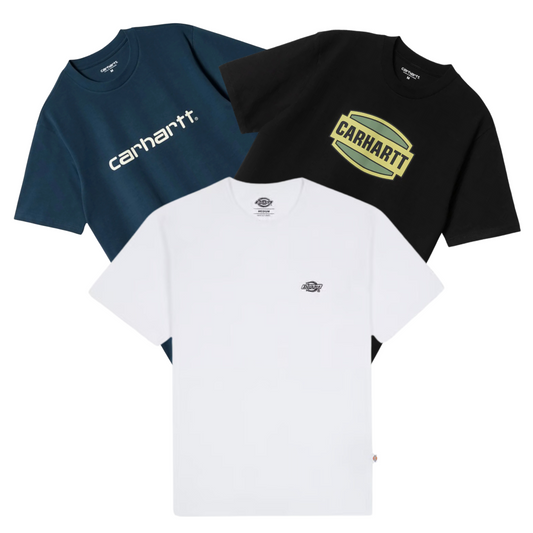 50x CARHARTT DICKIES T-SHIRTS