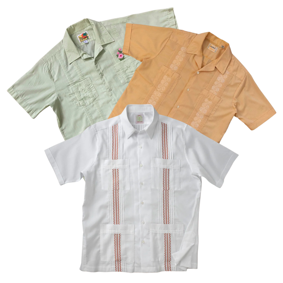 50x CUBAN/PANAMA STYLE SHIRTS