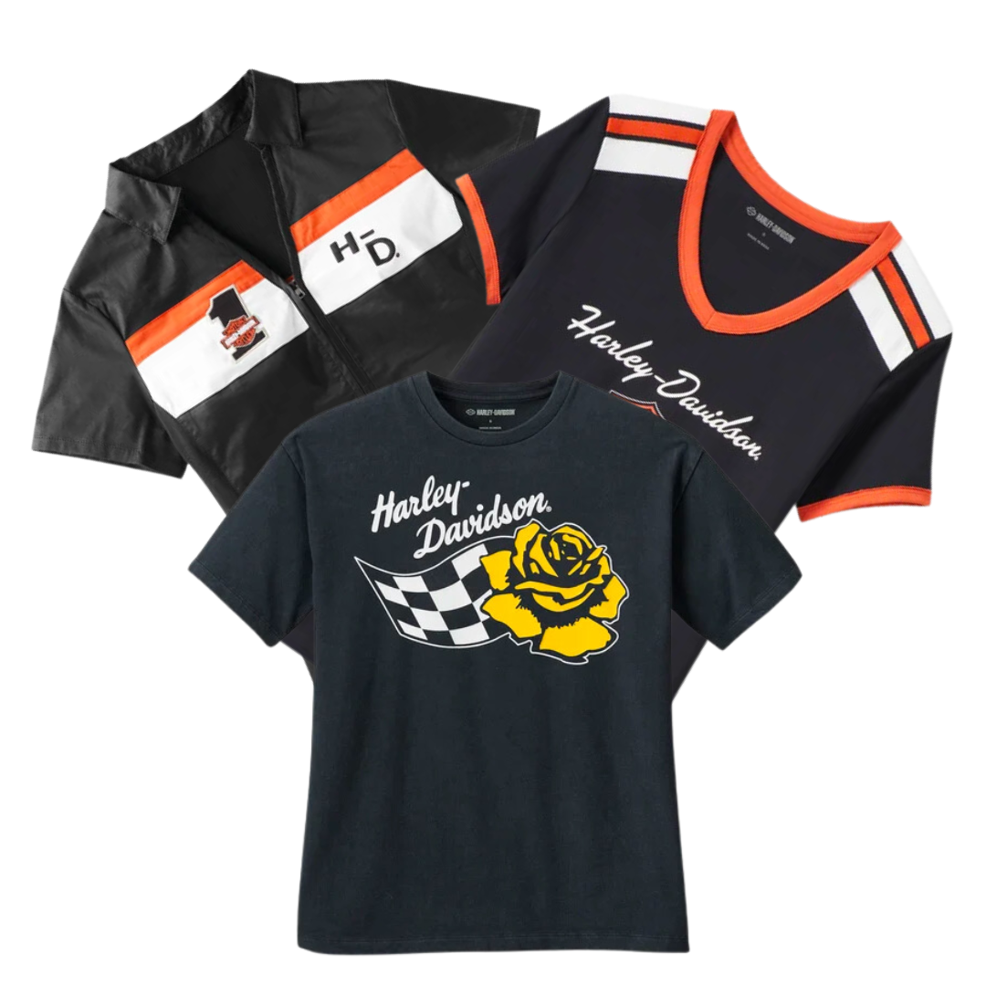 25x HARLEY DAVIDSON T-SHIRTS FÖR KVINNOR