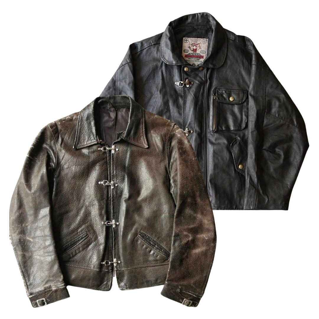 20x GENUINE LEATHER FIREMAN JACKETS